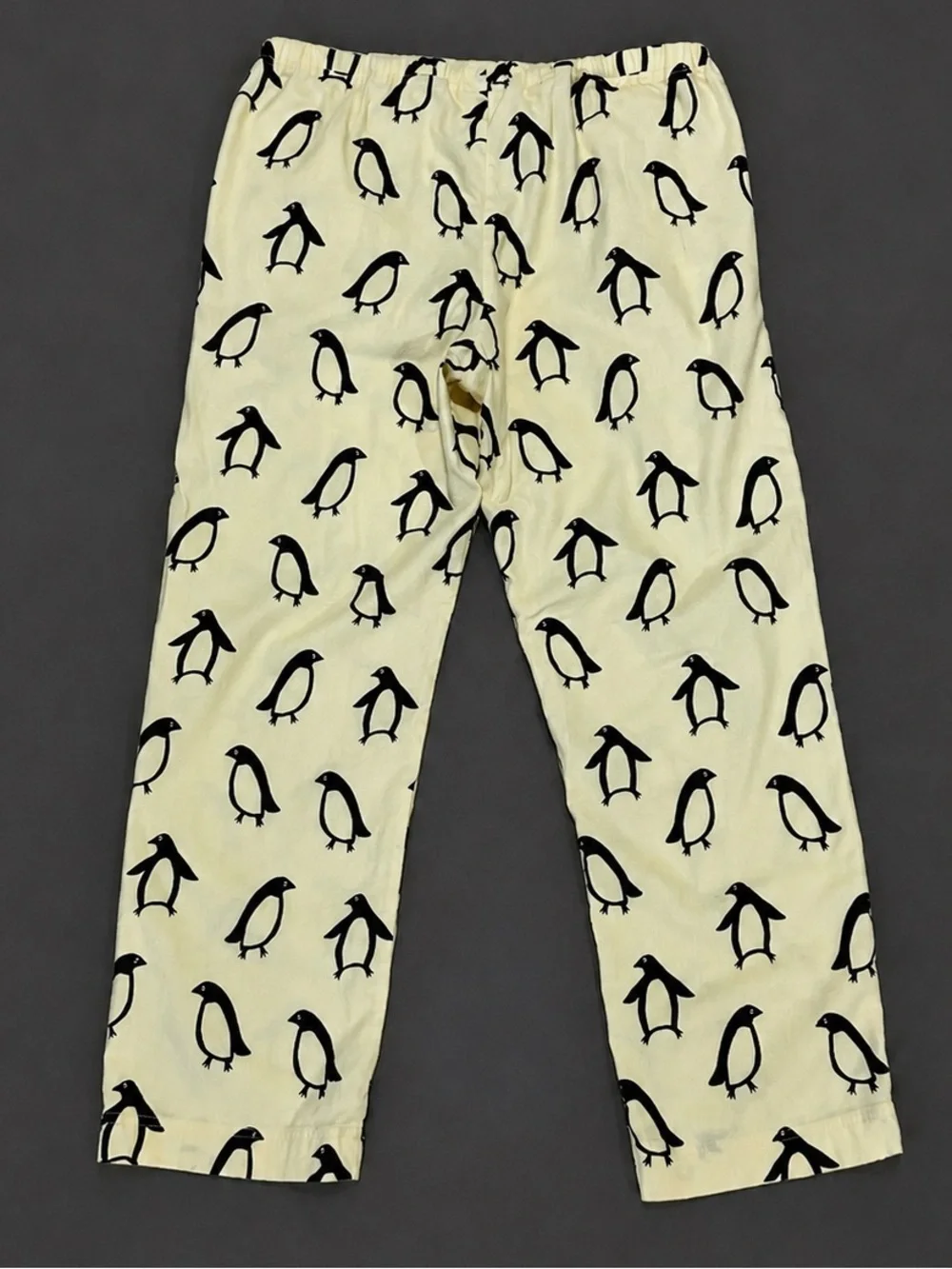 Hanna Andersson Adult Large 100% Cotton Penguin Print Pajama Pants Lounge Sleep